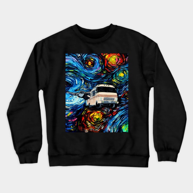 The Schwartz Was Never With van Gogh Crewneck Sweatshirt by sagittariusgallery